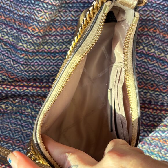 Michael Kors Jet Set Travel Extra-Small Metallic Shoulder Bag - Picture 5 of 5